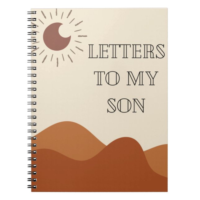 Custom Journal | Letters to My Son (Front)