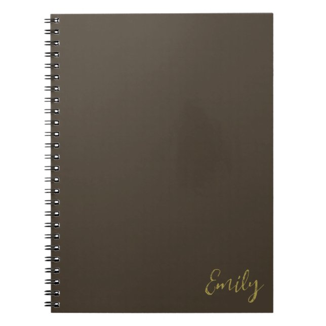 Custom Journal Personalized Name Minimalist Gift (Front)