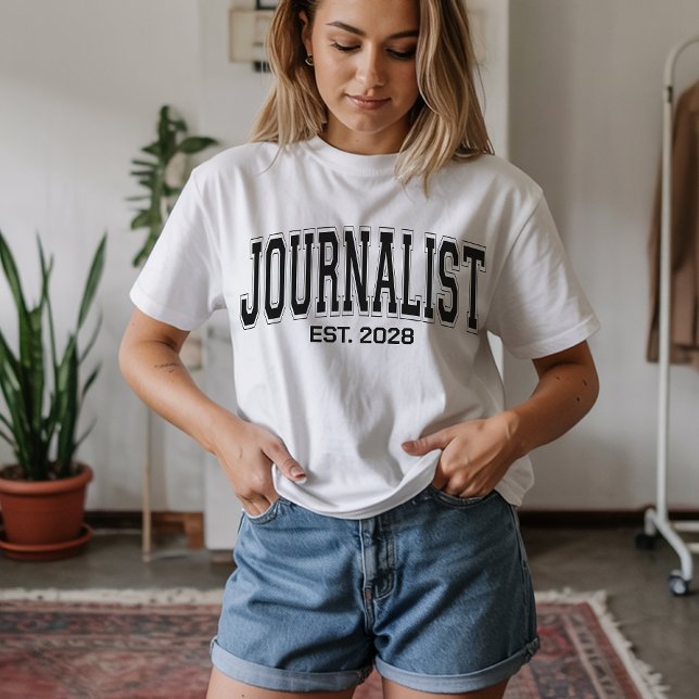 Custom Journalist Shirt for Writers & Journalism (journalist shirt, journalism shirt, writer shirt, reporter shirt, journalism sweatshirt for women, )