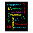 Custom JUMBO GIANT BIG HUGE Birthday Card Any Age