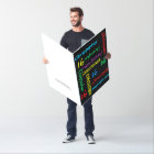 Custom JUMBO GIANT BIG HUGE Birthday Card Any Age