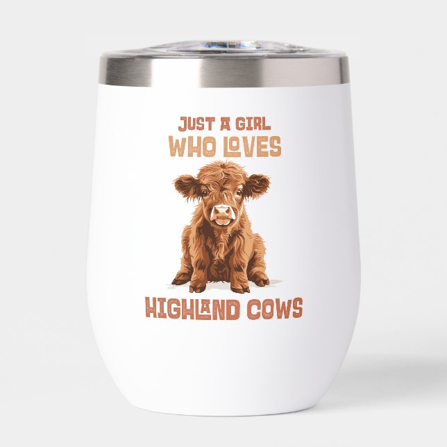 Custom Just a girl who loves Highland Cows (Front)