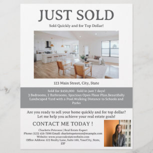 Custom Just Sold Flyer