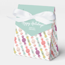 Custom Kawaii Smiling Candy Favour Gift Box