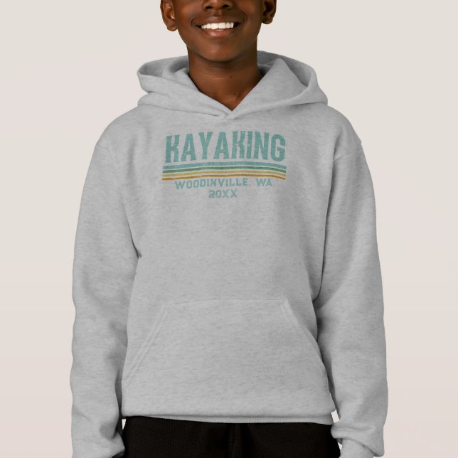 Custom Kayaking Lover Kayaker Location Date Name (Front)