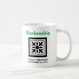 Custom Keepsake Family Reunion Crest Placeholder Coffee Mug