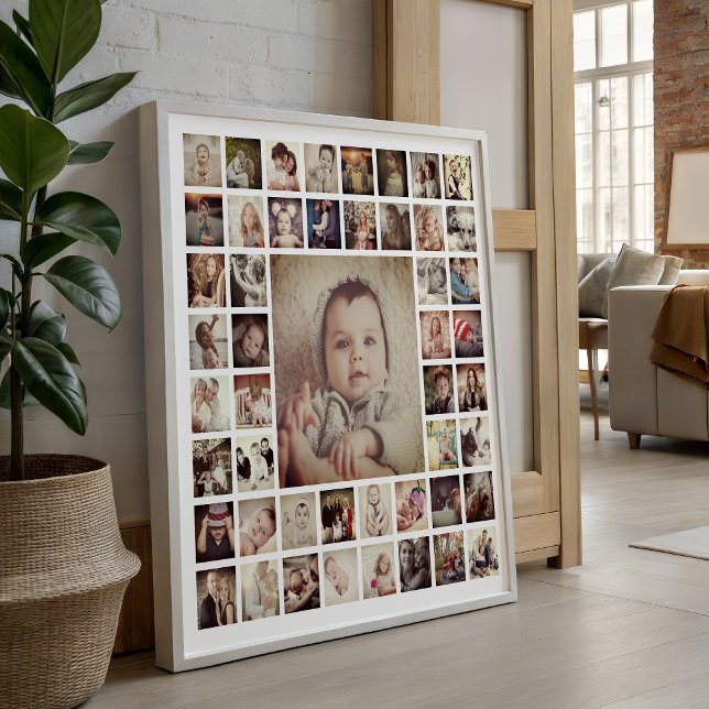 Custom Keepsake Filter Photo Collage Personalised Poster (Creator Uploaded)