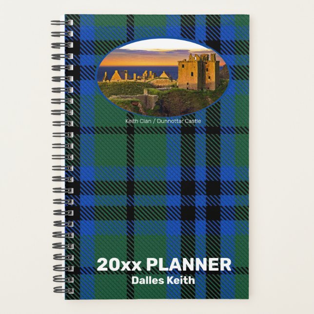 Custom Keith Scottish Castle Photograph Weekly Planner (Front)