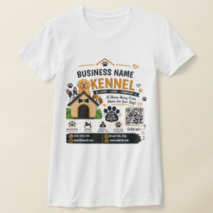 Custom Kennel Owner Dog Boarding Business T-Shirt