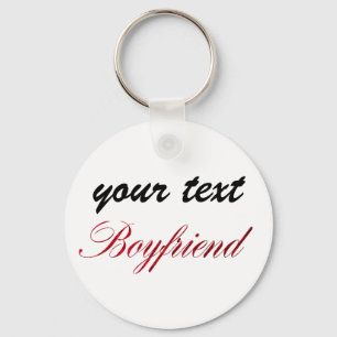 custom keychain - boyfriend