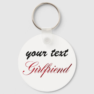 custom keychain - girlfriend