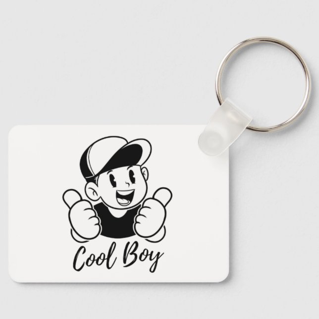 Custom Keychains: Personalise Your Style on Zazzle Key Ring (Front)
