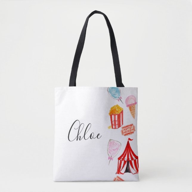 Custom kid carnival Tote bag (Front)