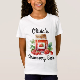 Custom [Kid Name]'s Strawberry Bash T-Shirt