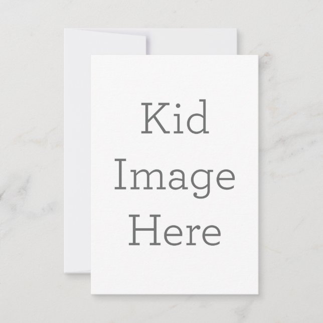 8.9 cm x 12.7 cm Flat Thank You Card (Front)