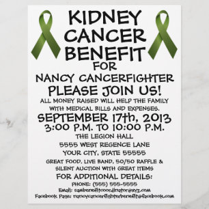 Custom Kidney Cancer Benefit Flyer