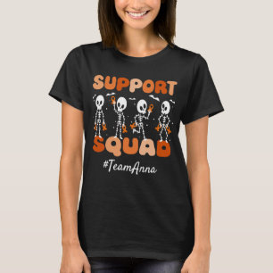 Custom Kidney Cancer Support Squad Halloween Tee