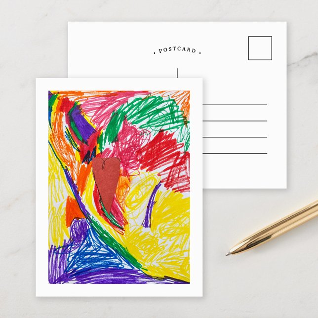 Custom Kids' Art Print Postcard (Creator Uploaded)