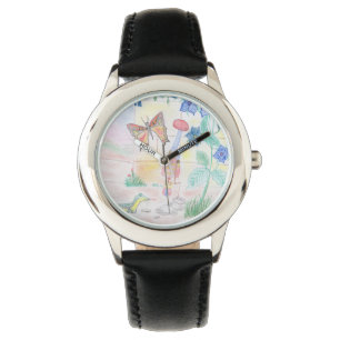 Custom Kids Artwork, Nutcracker toy, butterfly,  Watch