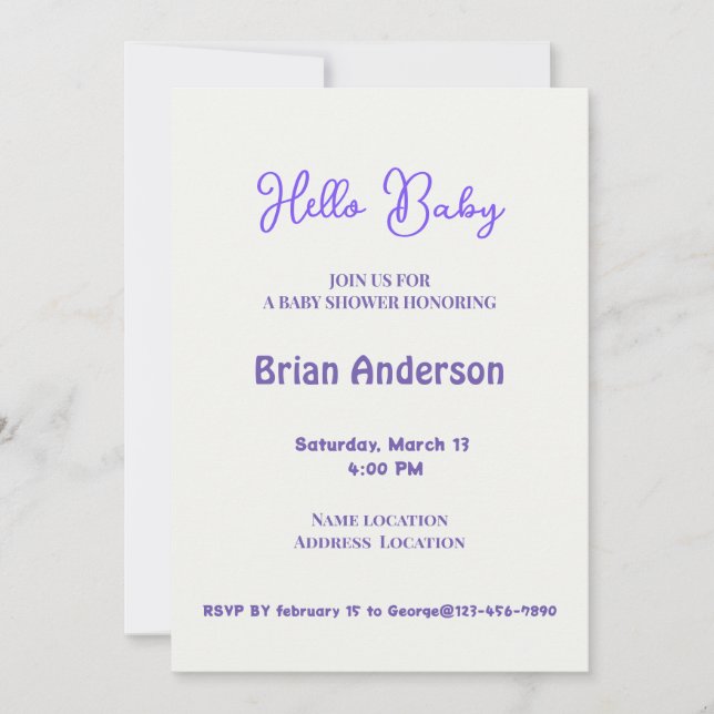 Custom Kids Artwork, two cute mouse, flowers.... Invitation (Front)