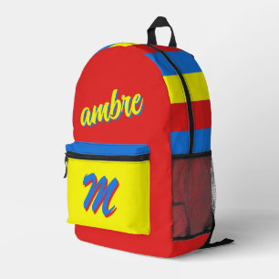 Custom Kids Backpack With Name, Childrens Backpack