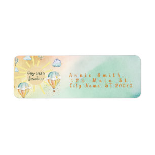 Custom Kids Birthday Party Return Address Labels 