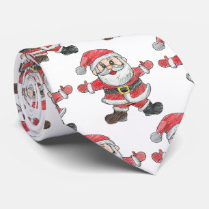 Custom Kids Christmas Drawing Tie