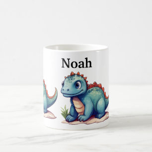Custom Kids Dinosaurs Sublimination  Coffee Mug