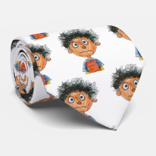 custom kids drawing tie
