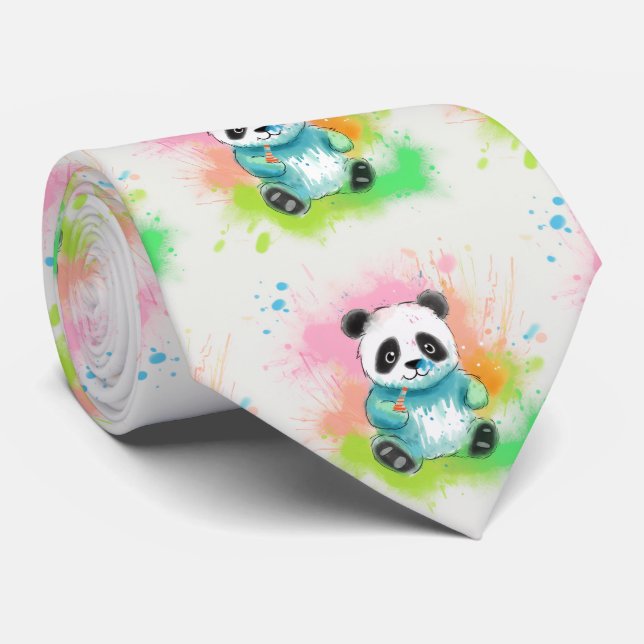 custom kids drawing tie (Rolled)