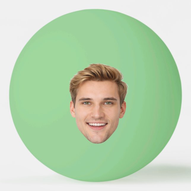 Custom kids Face Funny  Party Personalised  Ping Pong Ball (Front)