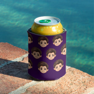Custom kids Face Funny Party Personalized Can Cooler