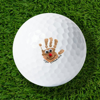 Custom Kids' Handprint Art Keepsake Golf Balls