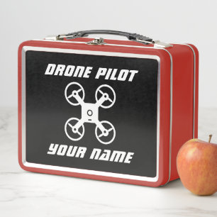 Custom kid's lunch box for little drone pilot