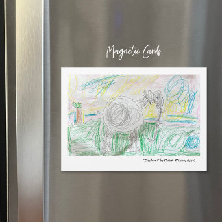 Custom Kids' Magnetic Art Cards