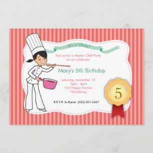 Custom Kids Party Invitation with Unique Artwork