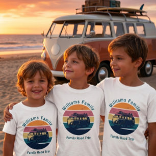 Custom Kids Road Trip T-Shirt
