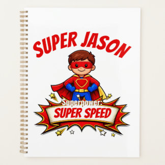 Custom Kids Superhero Name & Superpower Planner