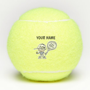 Custom kids tennis balls Christmas stocking filler