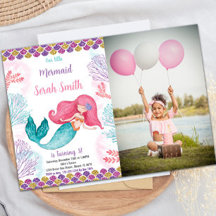 Custom Kids Under the Sea Party Invite