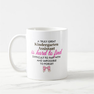 Custom Kindergarten Assistant Appreciation  Coffee Mug