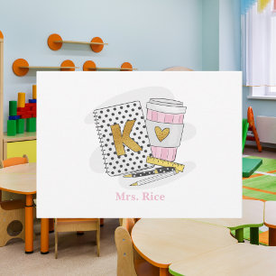 Custom Kindergarten Teacher School  Card