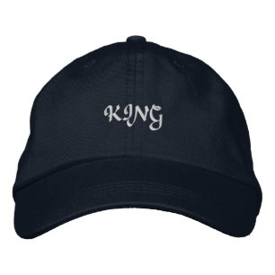 Custom King Personalised Elegant Boys or Men's-Hat Embroidered Hat