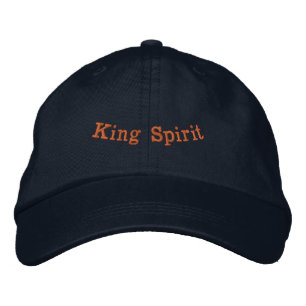 Custom King Spirit Super Strong Trucker Navy Colou Embroidered Hat