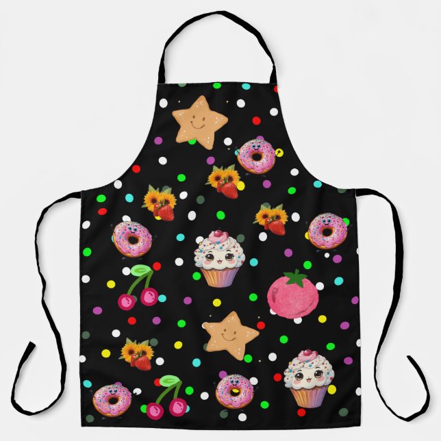 Custom Kitchen All-Over Print Apron (Front)