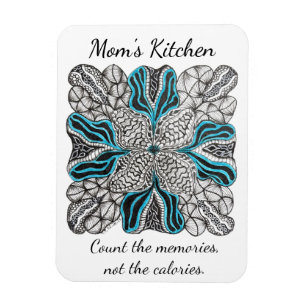 Custom Kitchen Magnet   Count Memories Not Calorie