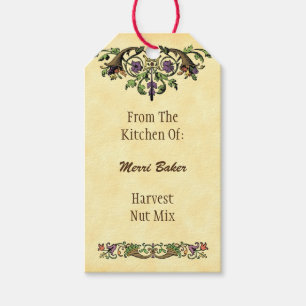 Custom Kitchen Of Thanksgiving Baking Gift Tag