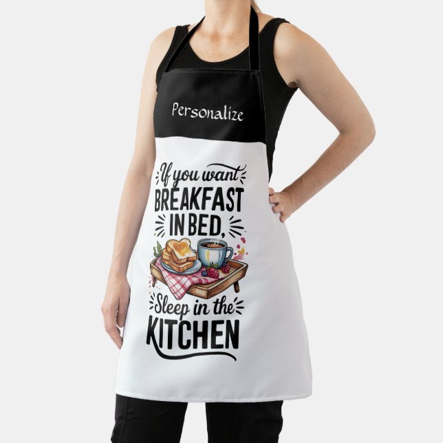 Custom Kitchen Wear Funny Humor Quote Personalize Apron (Insitu)