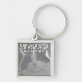 Custom Kitty Cat Key Ring