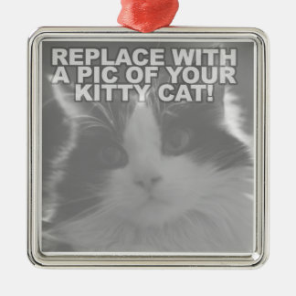 Custom Kitty Cat Metal Tree Decoration